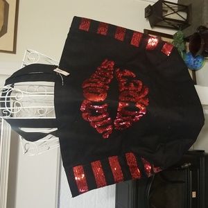 Victoria's Secret black and red bag. NWT